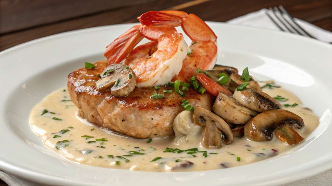 Langostino Mushroom Sour Cream Gravy