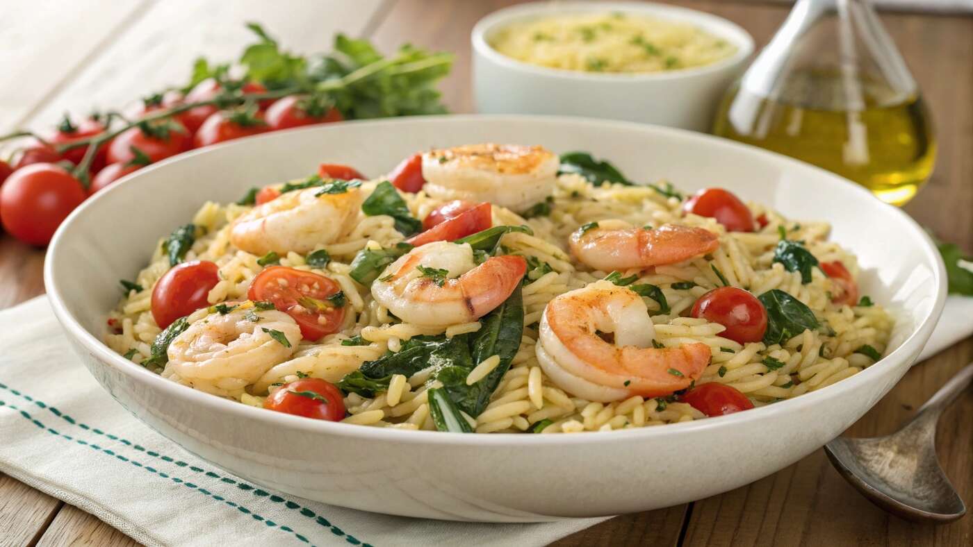 Make The Best Shrimp Orzo Recipe