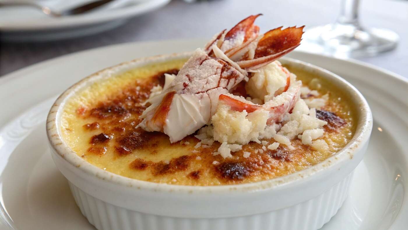 The Crab Brulee Creme Fresh Seafood